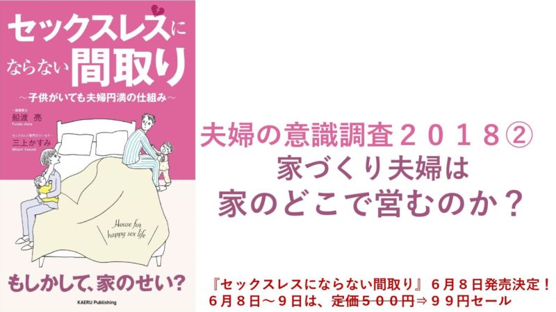 夫婦は家のどこでセックスしているか 夫婦関係の意識調査 かえるけんちく相談所